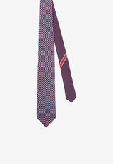 Ferragamo Pegasus Print Silk Tie Blue 351365789663BLU SCURO_Blue_40472258