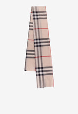 Burberry Signature Check Silk and Wool Scarf Beige 8078782A5129_STONE CHECK_40017698