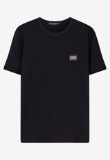 Dolce & Gabbana Logo Plaque T-shirt Black G8PT1TG7F2IN0000_Black_40019818