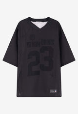 Ih Nom Uh Nit 23 Patch V-neck Jersey T-shirt Black NUW25200999_Black_35065944