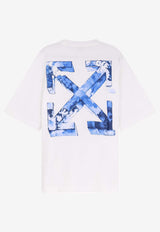 Off-White Cloudy Arrow Skate T-shirt White OMAA120F25JER00G0146_WHITE - NAUTI_31986663