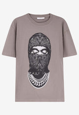 Ih Nom Uh Nit Paisley Print Mask T-shirt Gray NUW25231C48_FOG_35066034