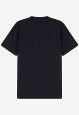 Off-White Embroidered Logo T-shirt Black OMAA027C99JER01C1011_BLACK - ANTHRACITE_29841143