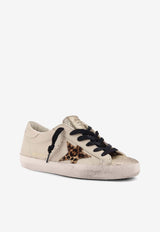 Golden Goose DB Super-Star Low-Top Sneakers Beige GWF00101F00752415741_LIGHT BEIGE/DARK RED_29857137
