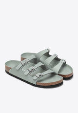 Birkenstock Florida Leather Slippers Green 1029450SUE/Q_BIRKE-PS