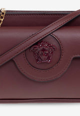 Versace Mini La Medusa Crossbody Bag Burgundy 1017739 1A15997-1RD8V