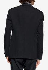 Versace Wool Blazer with Crystal-Embellishments Black 1018806 1A15051-1B000