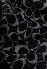 Coach Monogram Wool-Blend Scarf Black 29COWC540468 0-001