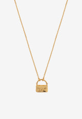 Coach Tabby Pendant Brass Necklace Gold 37527580 GLD-710