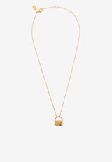 Coach Tabby Pendant Brass Necklace Gold 37527580 GLD-710