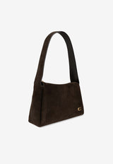Coach Lola Suede Shoulder Bag Brown CCC48 0-B4 OL