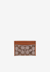 Coach Jacquard Cardholder with Crystals Brown CCD08 0-LHBAR