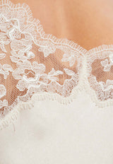 Chloé Silk Lace Cami Top Cream CH25WHT20 008-112