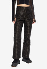 Fendi FF Monogram Ski Pants Brown FAB403 AT91-F1T6H