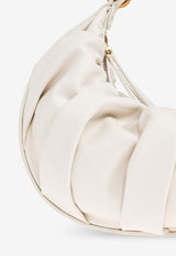 Balmain Medium Ebene Leather Top Handle Bag Cream FN0BT028 LVGX-0DA