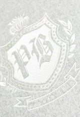 Balmain Varsity Bomber Jacket Gray FH0TFA71 MH95-YHV