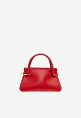 Givenchy Mini Pinch Leather Top Handle Bag Red BB515 JB2CN-699