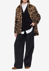 Fendi Wool-Blend Cardigan Black FZE549 AYM0-F0GME