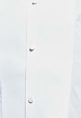 Tom Ford Long-Sleeved Tuxedo Shirt White HFVS01 CGS01-WAA