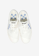Off-White Vulcanized Low-Top Sneakers with Logo White OMIA2A2F25 FAB001-0140