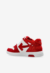 Off-White Out of Office Low-Top Sneakers Red OMIA189F25 LEA004-0229