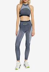 Off-White Halterneck Cropped Top Gray OWVO05HF25 KNI001-1014