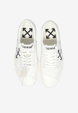 Off-White Vulcanized Low-Top Sneakers with Logo White OMIA2A2F25 FAB001-0110