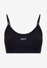 Off-White OFF Stamp Cropped Top Black OWAD26YF25 JER001-1001