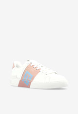 Balmain B-Court Leather Low-Top Sneakers White FN0VI690 LVBP-OKT