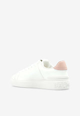 Balmain B-Court Leather Low-Top Sneakers White FN0VI690 LVBP-OKT
