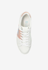 Balmain B-Court Leather Low-Top Sneakers White FN0VI690 LVBP-OKT