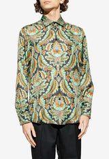Etro Paisley Print Silk Shirt Multicolor MRIB0001 99SP1I7-X0810