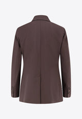 Brunello Cucinelli Double-Breasted Wool-Blend Jacket Brown M0W077038C019_Brown_38332514
