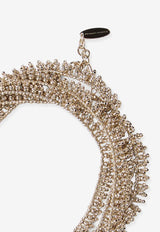 Brunello Cucinelli Microbeaded Choker Necklace Champagne MBOW9LA93PC2231_Brown_38331055
