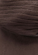 Brunello Cucinelli Silk Tied Blouse Brown MF940ED804C4222_Brown_38332502