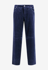Brunello Cucinelli Straight-Leg Corduroy Pants Blue M280UF1010C2517_Blue_30005022