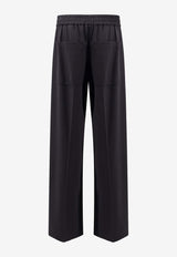 Brunello Cucinelli Logo Embroidered Track Pants Black MPW07P9002C101_Black_29843870