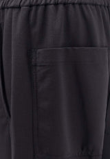 Brunello Cucinelli Logo Embroidered Track Pants Black MPW07P9002C101_Black_29843870