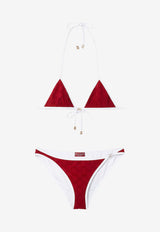 Gucci Terry Cloth Halterneck Bikini Red 835965XHAKP6320_Red_34276933