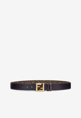 Fendi FF Jacquard Reversible Leather Belt Multicolor 7C0488AFF2F1A94_NERO+TAB.MR+OS_41974900