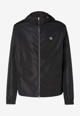 Fendi Logo Zip-Up Jacket Black FAA960AU94F0GME_Black_41974901