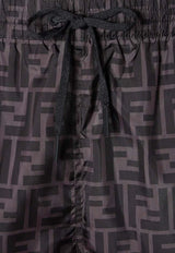 Fendi Monogram Swim Shorts Gray FXB077A79FF0P9B_Grey_41974889