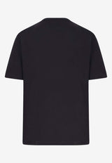 Valentino Logo-Print Short-Sleeved T-shirt 8V3MG16PBAQ0NR_Black_42176793