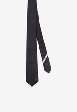 Valentino VLogo Silk Tie 8Y2EV194SVMN06_NERO ORO_42176926