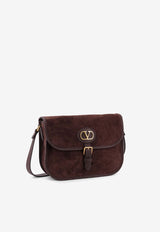 Valentino Antibes Suede Messenger Bag 8Y2B0S78UEXRE6_Dark Brown_42176899