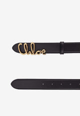 Chloé Logo Icon Leather Belt Black CH26SBB15PR4001_Black_41114774