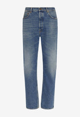 Golden Goose DB Essential Straight-Leg Jeans Blue GMP00596P00062150100_Blue_38331519