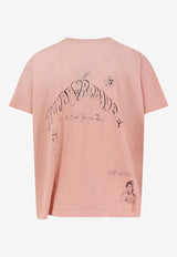 Paly Logo-Printed Crewneck T-shirt 2U005Q3009PNKPINK_Pink_30009306