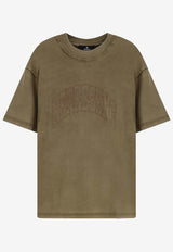 Represent Logo-Printed Crewneck T-shirt MLM10018059_VINTAGE KHAKI_41114609