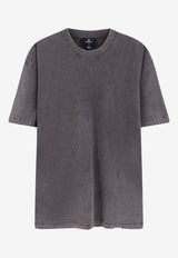 Represent Logo-Printed Crewneck T-shirt INM474247_VINTAGE GREY_41114708